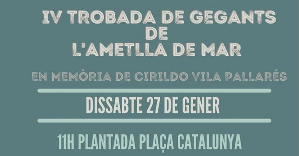 IV Trobada de Gegants de l�Ametlla de Mar