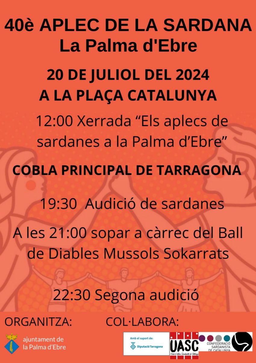40è Aplec de la Sardana la Palma d’Ebre 40è Aplec de la Sardana la Palma d’Ebre