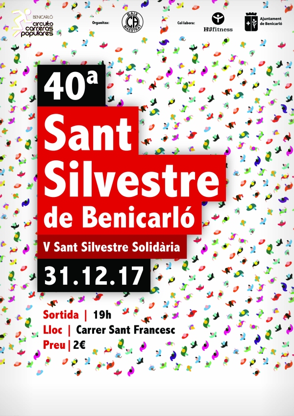 40a Sant Silvestre de Benicarló. V Sant Silvestre Solidària 40a Sant Silvestre de Benicarló. V Sant Silvestre Solidària