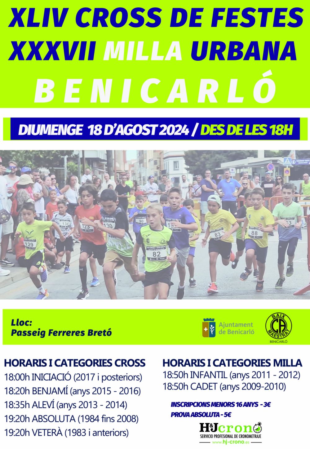 XLIV Cross de Festes i XXXVII Milla Urbana de Benicarl�