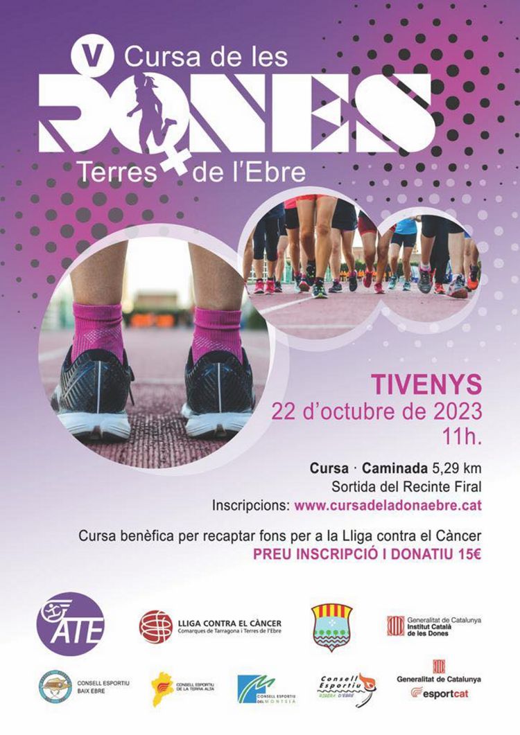 V Cursa de les Dones de les Terres de l’Ebre V Cursa de les Dones de les Terres de l’Ebre