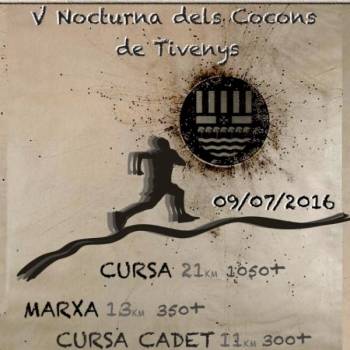 5a Cursa per muntanya nocturna dels Cocons 5a Cursa per muntanya nocturna dels Cocons