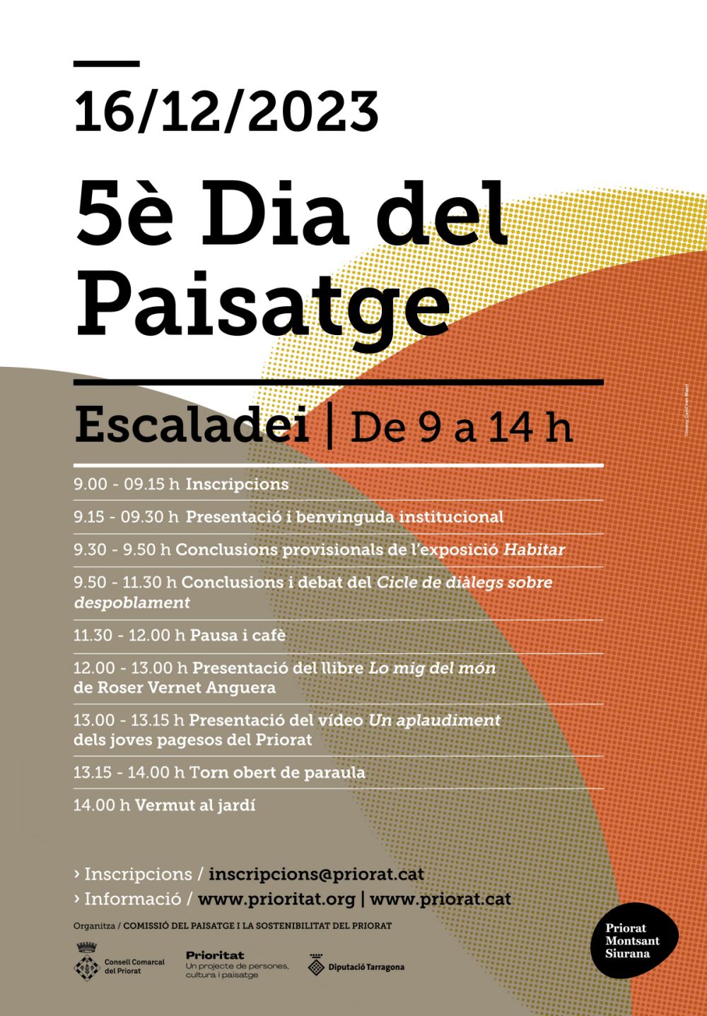 La cinquena edició del Dia del Paisatge reflexionarà sobre els problemes, oportunitats i propostes per al futur de la comarca del Priorat | EbreActiu.cat, revista digital d’oci actiu | Terres de l’Ebre ... La cinquena edició del Dia del Paisatge reflexionarà sobre els problemes, oportunitats i propostes per al futur de la comarca del Priorat | EbreActiu.cat, revista digital d’oci actiu | Terres de l’Ebre ...