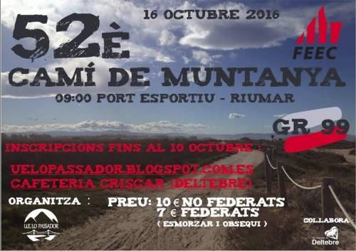 52è Camí de Muntanya 52è Camí de Muntanya