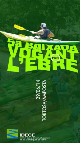 5a baixada vogant per l&rsquo;Ebre Tortosa-Amposta