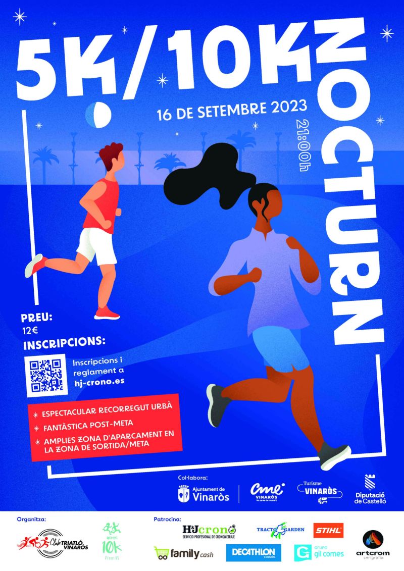 5k i 10k Nocturn Llagost� de Vinar�s