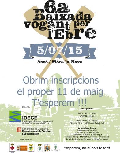 6a baixada vogant per l�Ebre