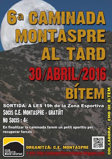 6a caminada nocturna Montaspre al tard 6a caminada nocturna Montaspre al tard