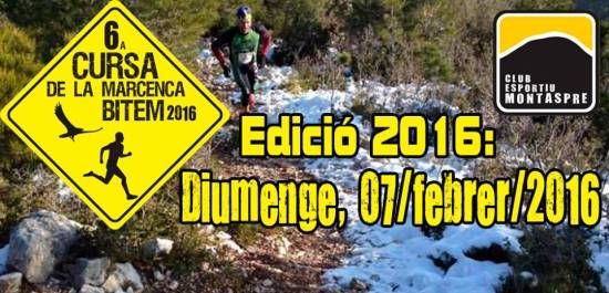 6a cursa per muntanya de la Marcenca
