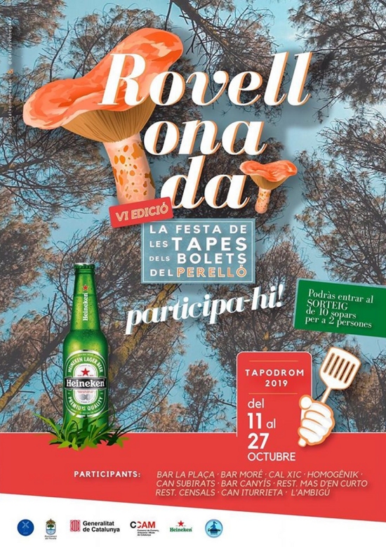Rovellonada. La Festa de les tapes dels bolets del Perelló Rovellonada. La Festa de les tapes dels bolets del Perelló