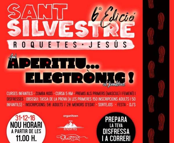 6a Cursa Sant Silvestre Roquetes - Jesús 6a Cursa Sant Silvestre Roquetes - Jesús
