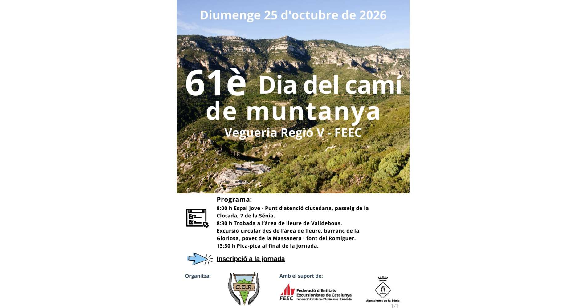 61� dia del Cam� de Muntanya. Vegueria Regi� V de la FEEC