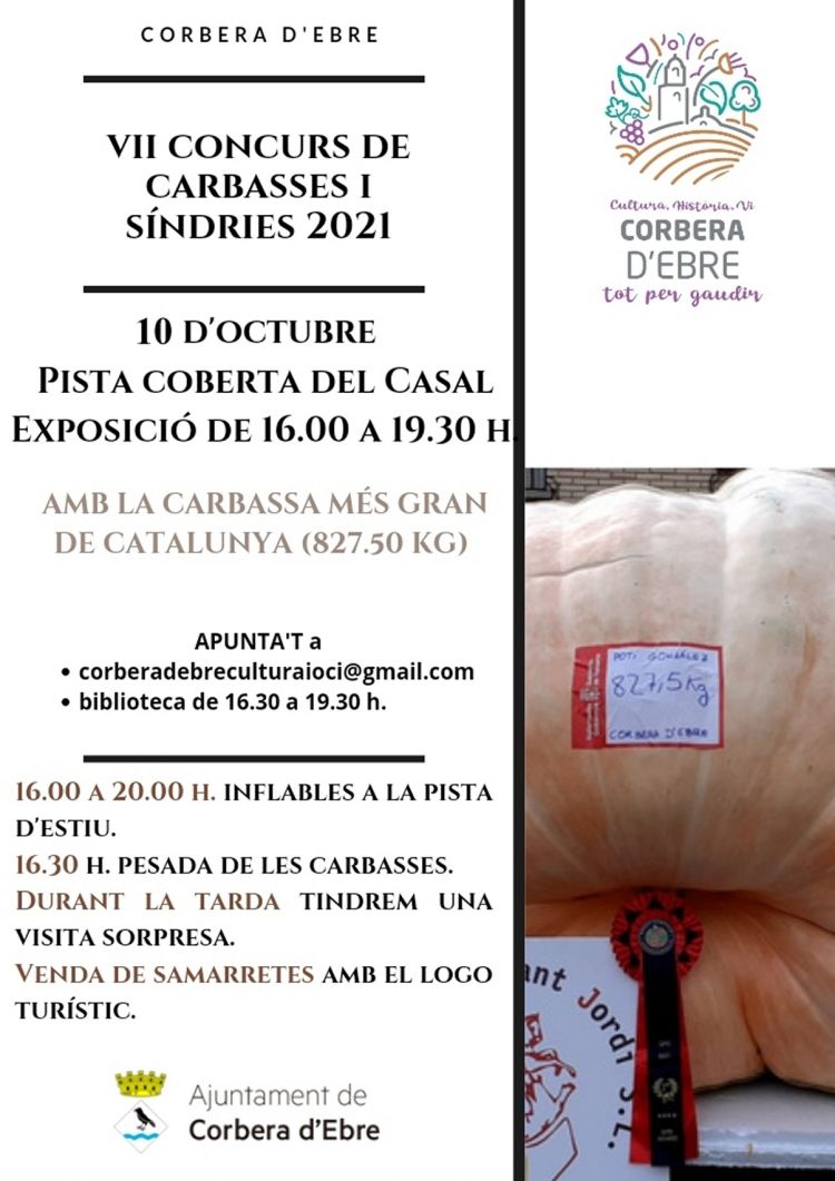 VII Concurs de carbasses i s�ndries de Corbera d&rsquo;Ebre