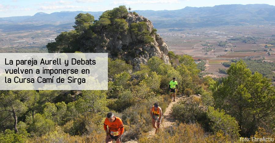La pareja Aurell y Debats vuelven a imponerse en la Cursa Cam de Sirga