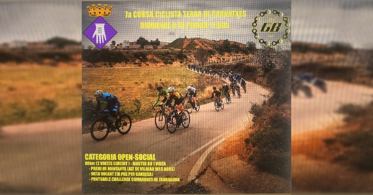 7a. Cursa ciclista Terra de Garnatxes (Challenge Comarques Tarragona) 7a. Cursa ciclista Terra de Garnatxes (Challenge Comarques Tarragona)