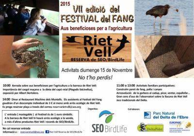 VII Festival del Fang a la Reserva de Riet Vell VII Festival del Fang a la Reserva de Riet Vell