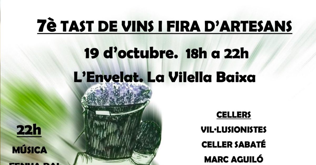 7� Tast de vins i Fira d�Artesans de la Vilella Baixa