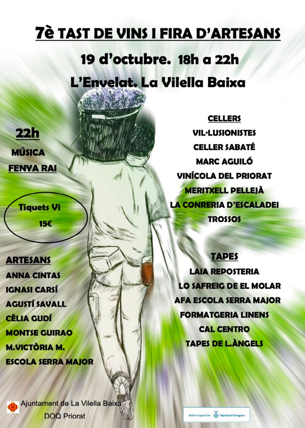 7è Tast de vins i Fira d’Artesans de la Vilella Baixa 7è Tast de vins i Fira d’Artesans de la Vilella Baixa