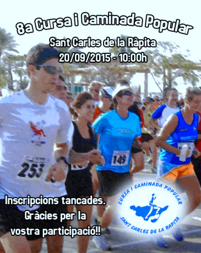 8a Cursa i caminada popular de Sant Carles de la Ràpita 8a Cursa i caminada popular de Sant Carles de la Ràpita