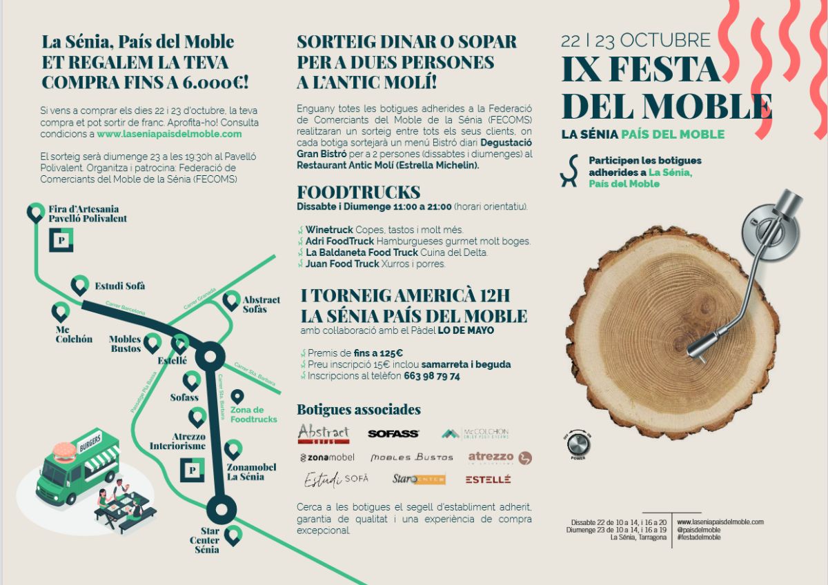 IX Festa del Moble de la Sénia IX Festa del Moble de la Sénia