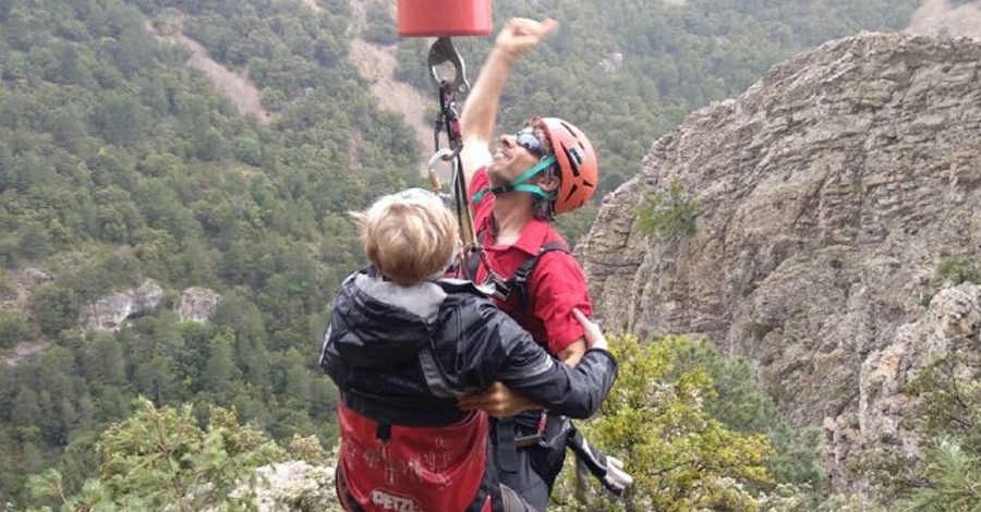 Rescat d�una dona als Ports amb una lesi� de turmell