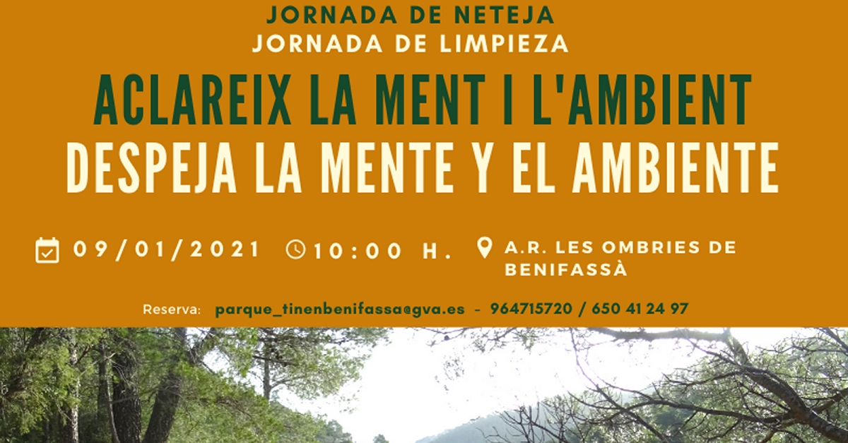 Jornada de neteja: Aclareix la ment i l&rsquo;ambient