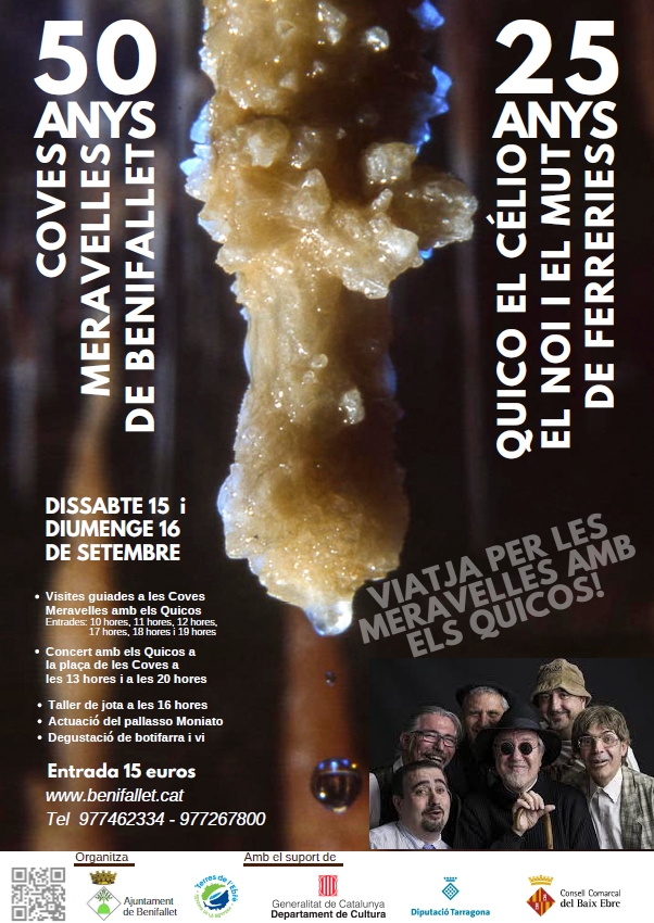 Viatja per les Coves Meravelles amb els Quicos Viatja per les Coves Meravelles amb els Quicos