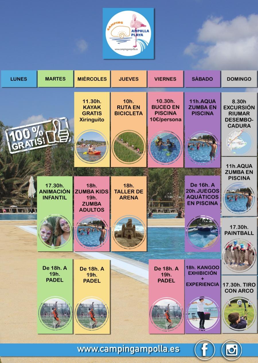 Relax i diversi� a la platja? S�, al C�mping Ampolla Playa | EbreActiu.cat, revista digital d&rsquo;oci actiu | Terres de l&rsquo;Ebre ...