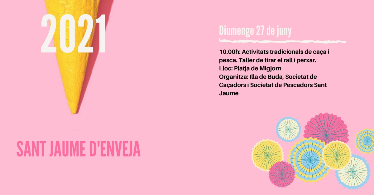 Activitats tradicionals de ca�a i pesca. Taller de tirar el rall i perxar