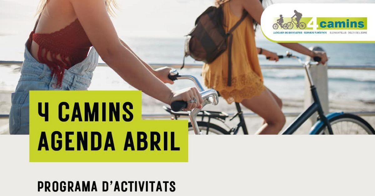 Presentaci� del punt de lloguer de bicis de 4 Camins al C�mping Alfacs