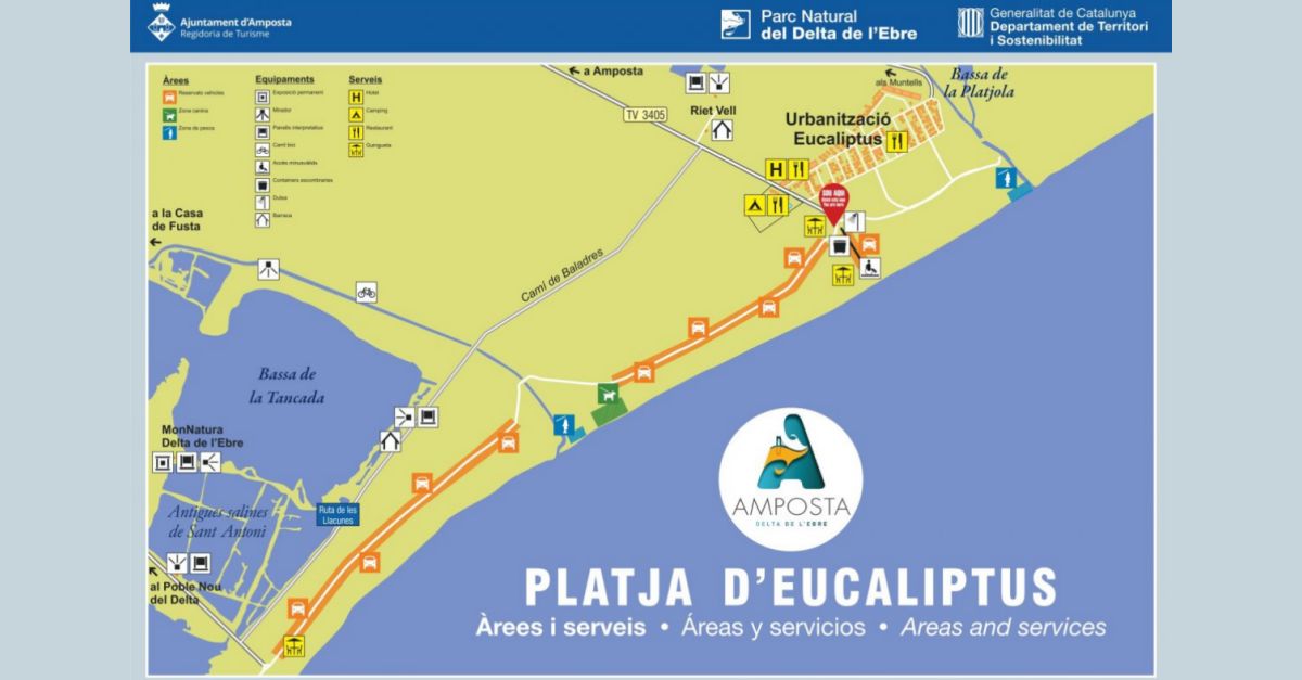 La platja Eucaliptus dAmposta tindr aquest estiu dos agents ambientals i un agent de neteja