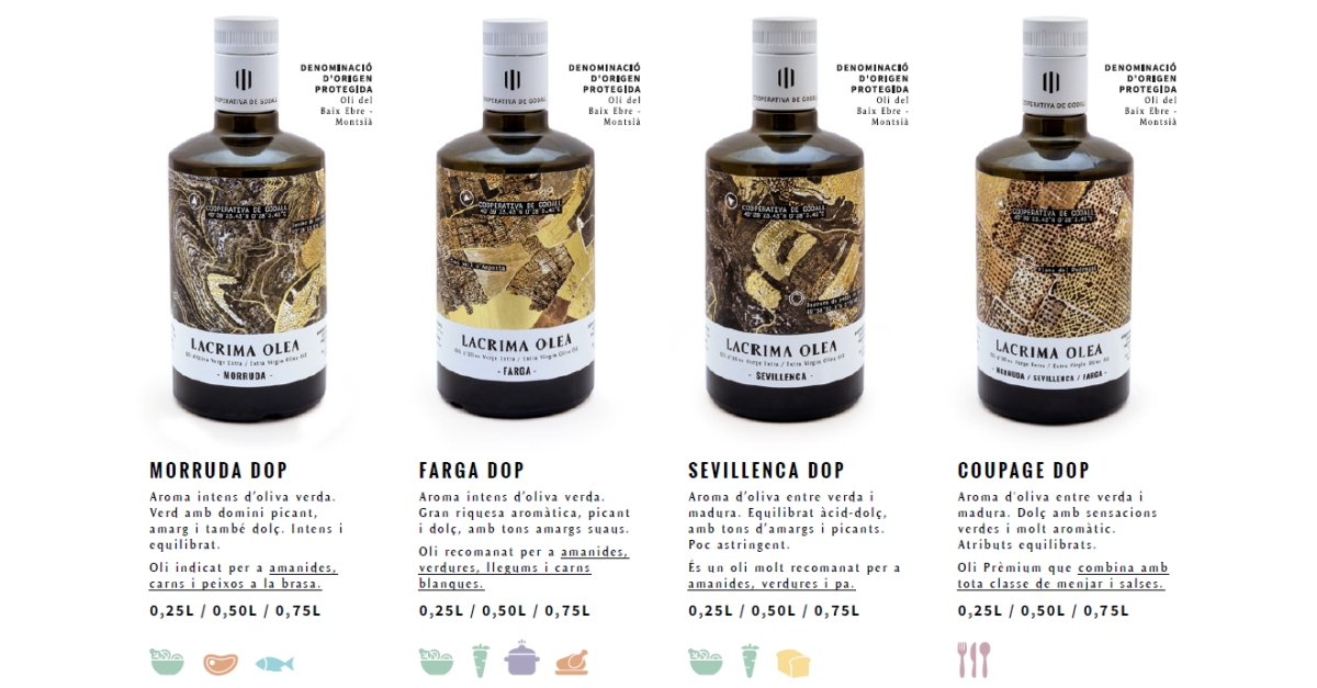 Agrícola de Godall - Olis Premium «Lacrima Olea» | EbreActiu.cat, revista digital d’oci actiu | Terres de l’Ebre ... Agrícola de Godall - Olis Premium «Lacrima Olea» | EbreActiu.cat, revista digital d’oci actiu | Terres de l’Ebre ...