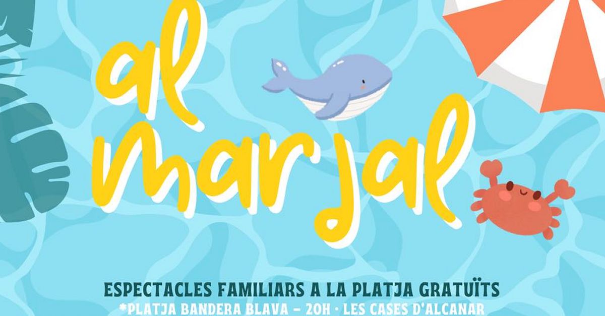 Espect�culos familiares gratuitos en la playa Bandera Blava les Cases-Marjal