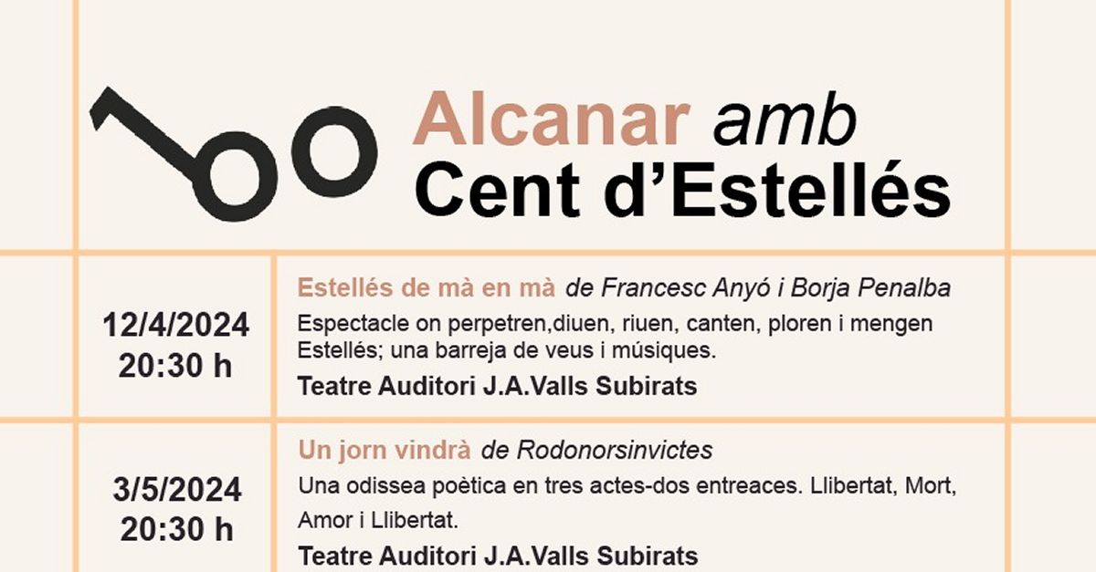 LAjuntament dAlcanar presenta una extensa programaci per a celebrar lany Estells