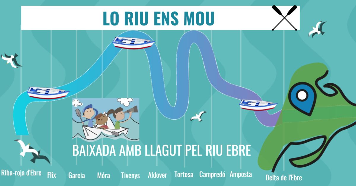 Alumnes de primria de la Ribera dEbre descobreixen el territori amb el projecte Lo riu es mou