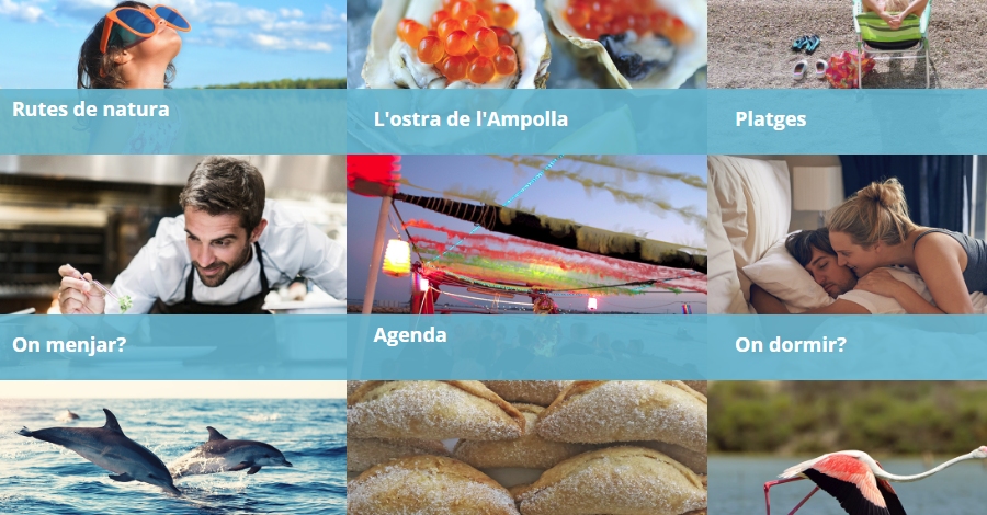 El Patronat de Turisme de lAmpolla estrena nou web