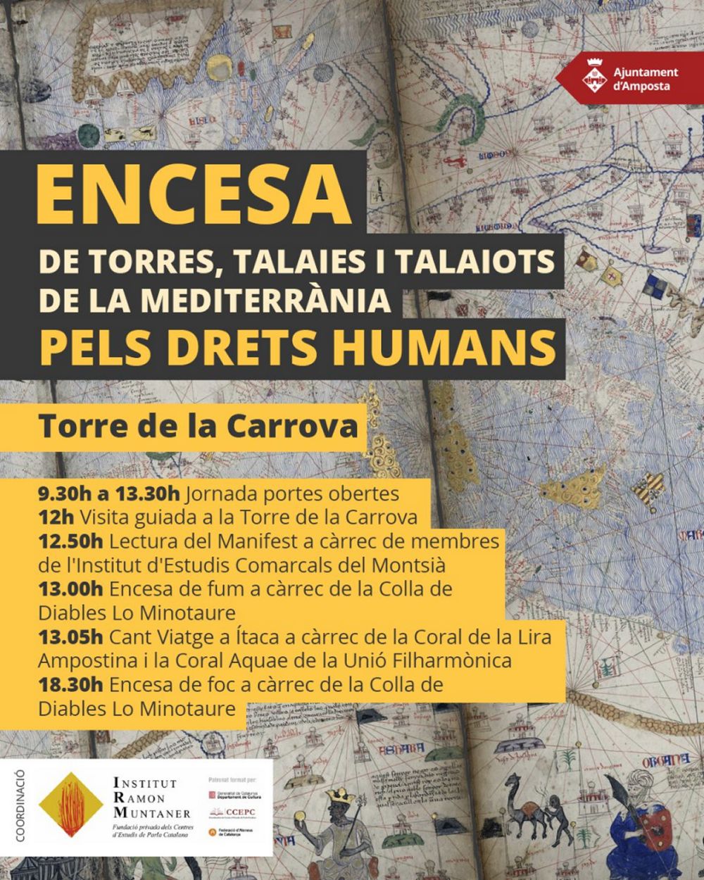 Encesa de torres, talaies i talaiots de la Mediterr�nia: Torre de la Carrova