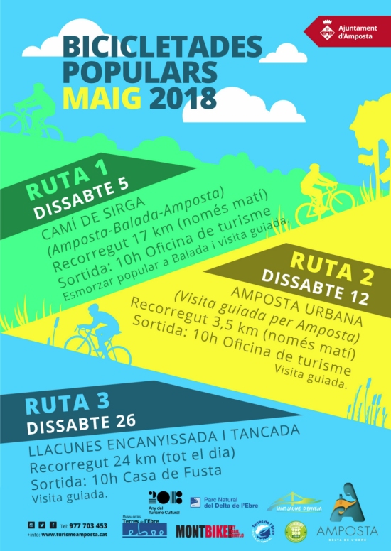 Amposta programa tres bicicletadas para visitar el patrimonio cultural y natural de la ciudad | EbreActiu.cat, revista digital de ocio activo | Terres de l’Ebre... Amposta programa tres bicicletadas para visitar el patrimonio cultural y natural de la ciudad | EbreActiu.cat, revista digital de ocio activo | Terres de l’Ebre...