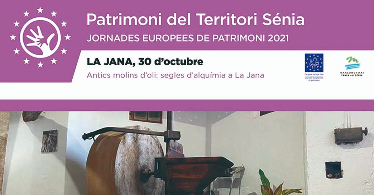 Patrimoni Territori S�nia: Antics molins d�oli: segles d�alquimia a la Jana