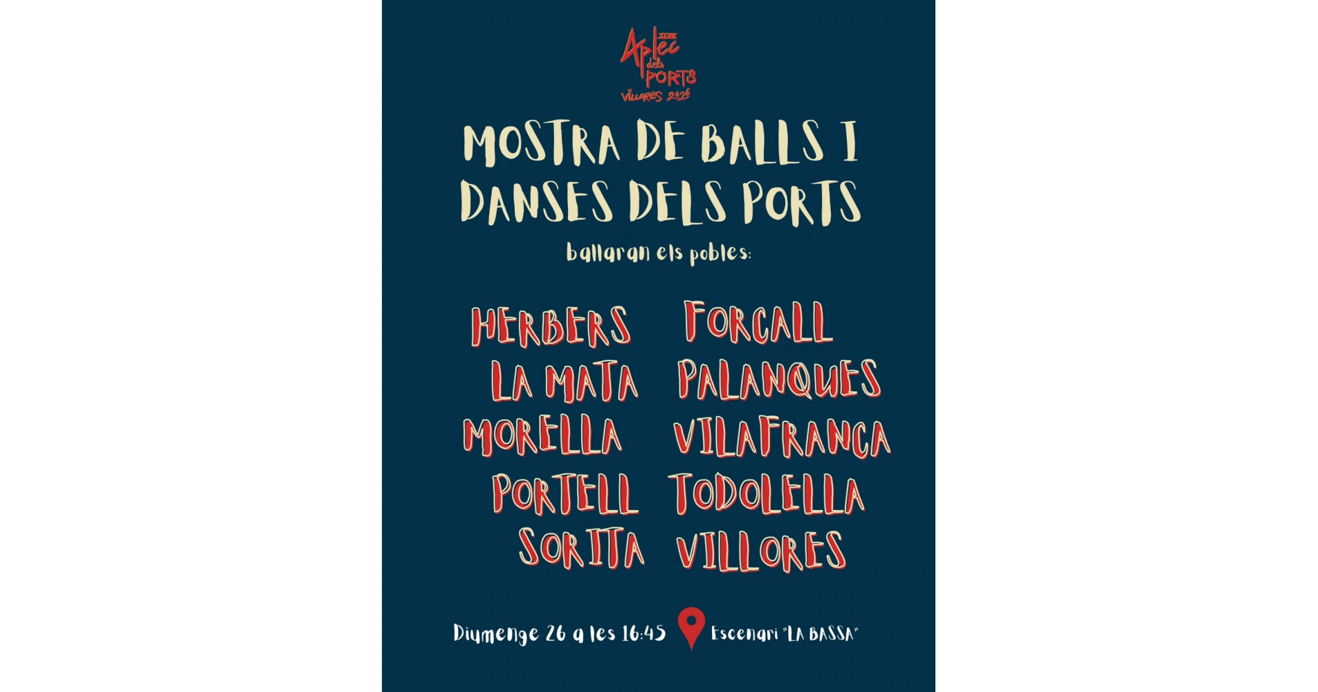 Muestra de bailes y danzas dels Ports
