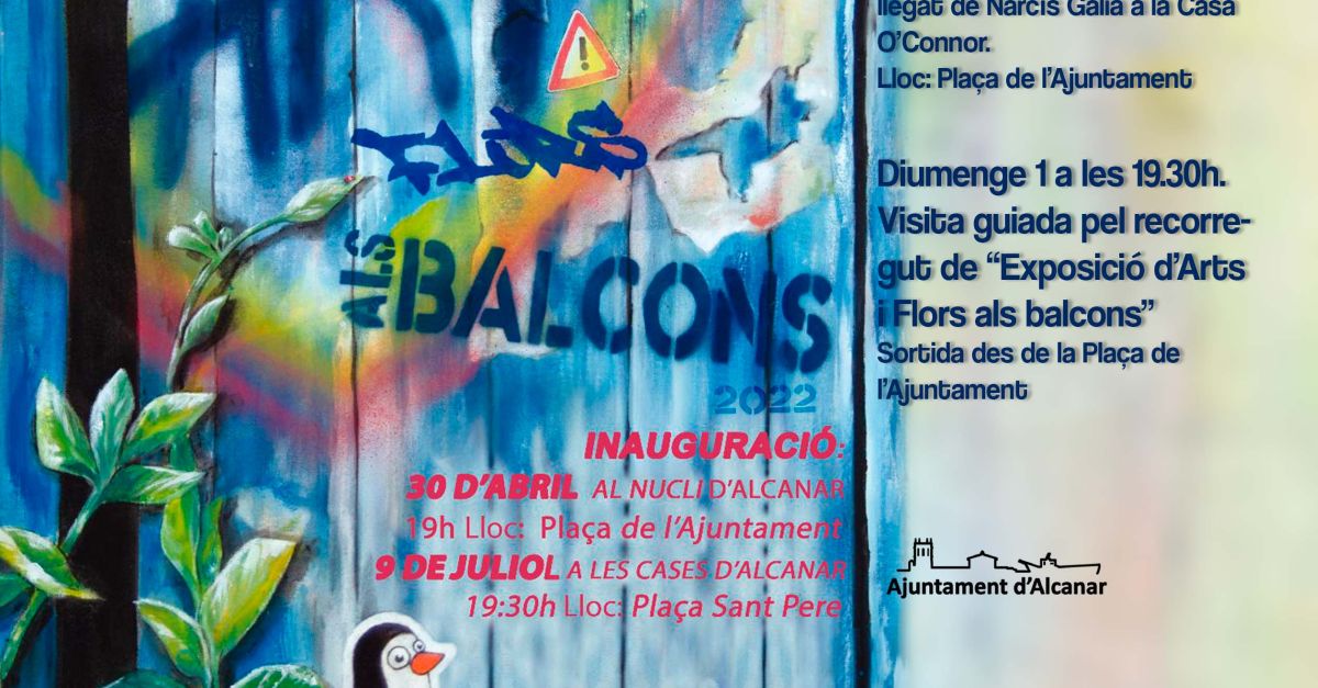 Art i Flors als balcons, un allicient ms per passejar pels carrers dAlcanar