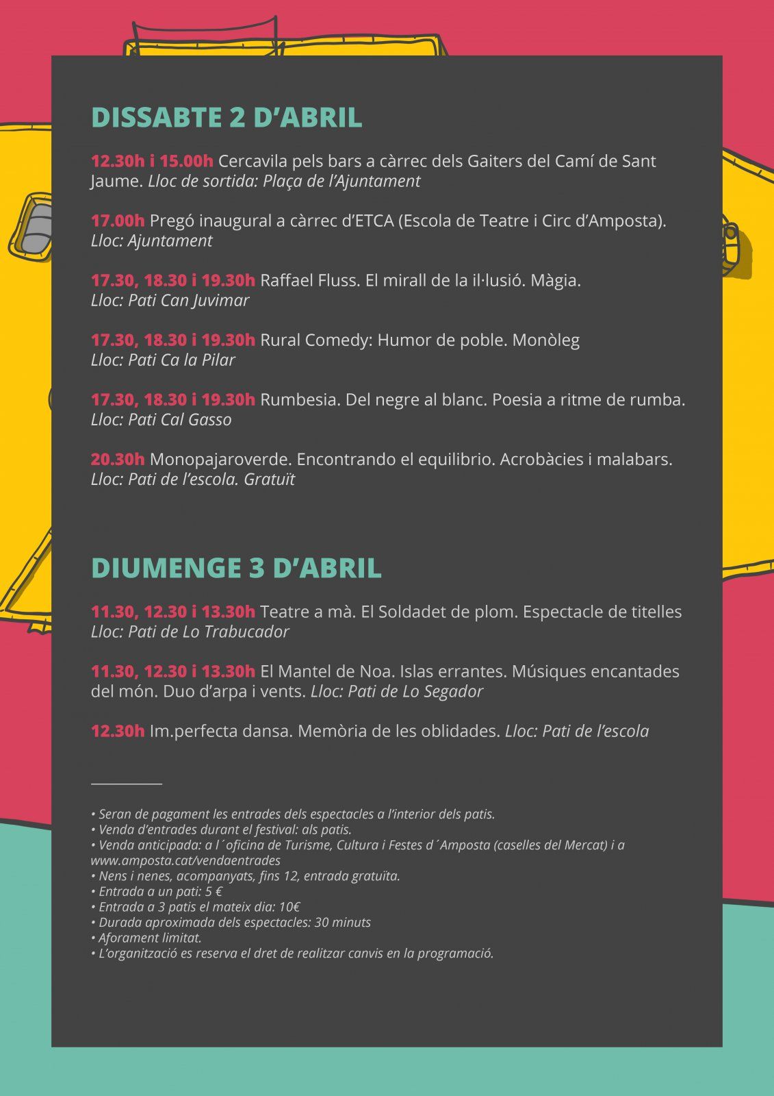 Arts als patis del Poble Nou del Delta Arts als patis del Poble Nou del Delta