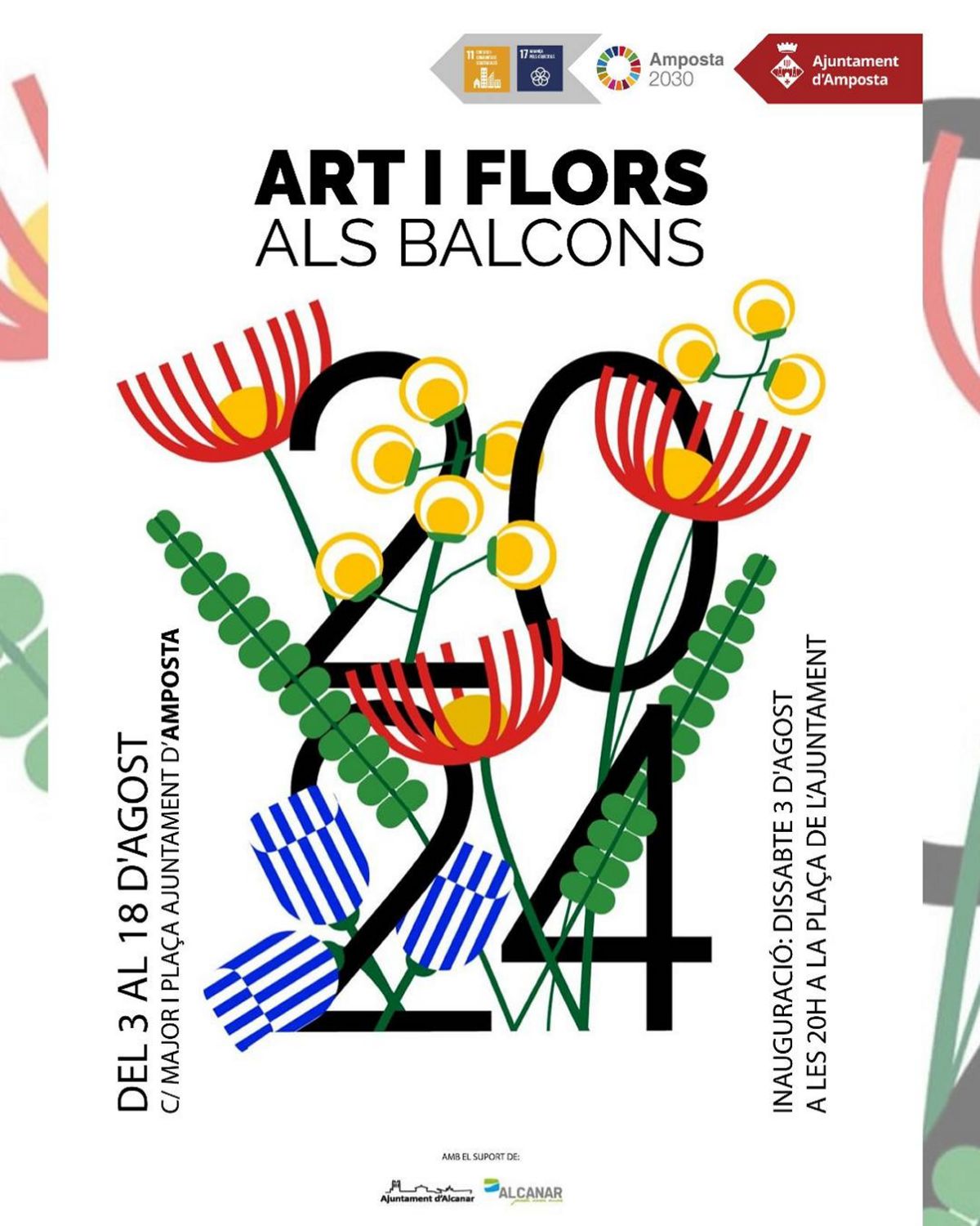 Una quarantena d&rsquo;obres de l&rsquo;Art i flors als balcons d&rsquo;Alcanar s&rsquo;exposaran a Amposta | EbreActiu.cat, revista digital d&rsquo;oci actiu | Terres de l&rsquo;Ebre ...