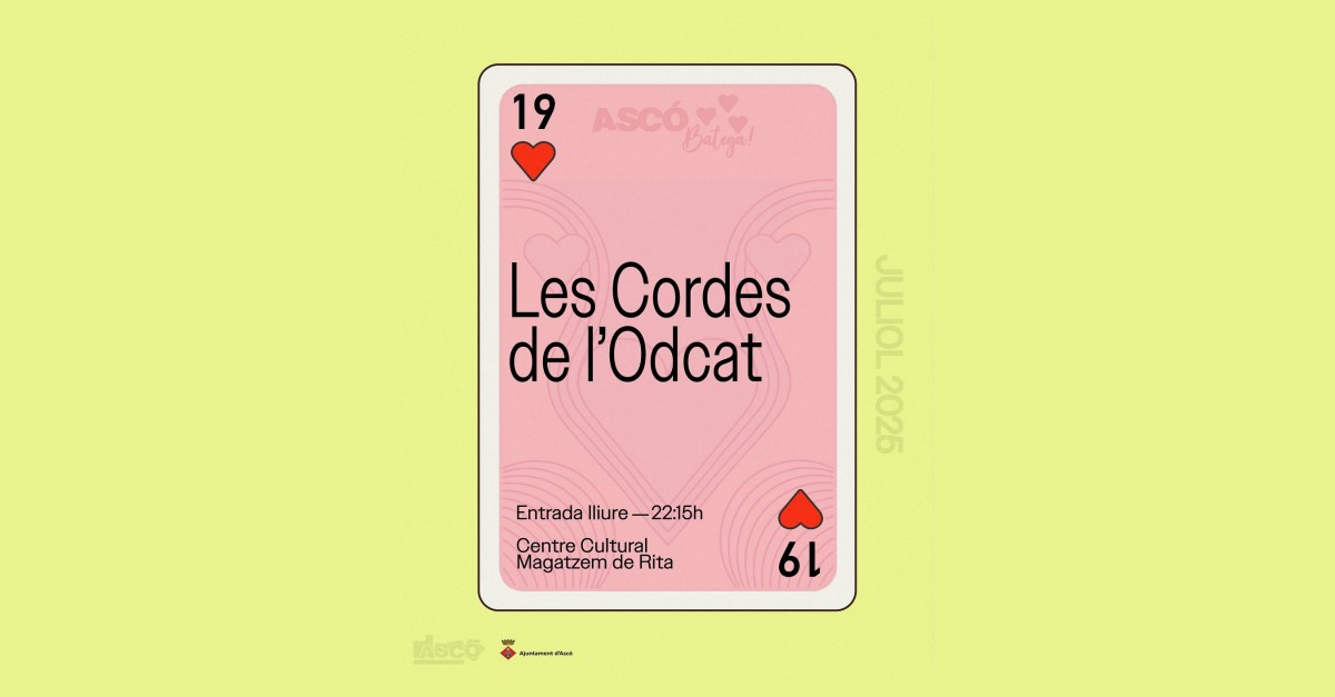 Ascó Batega: Les Cordes de l’Odcat Ascó Batega: Les Cordes de l’Odcat