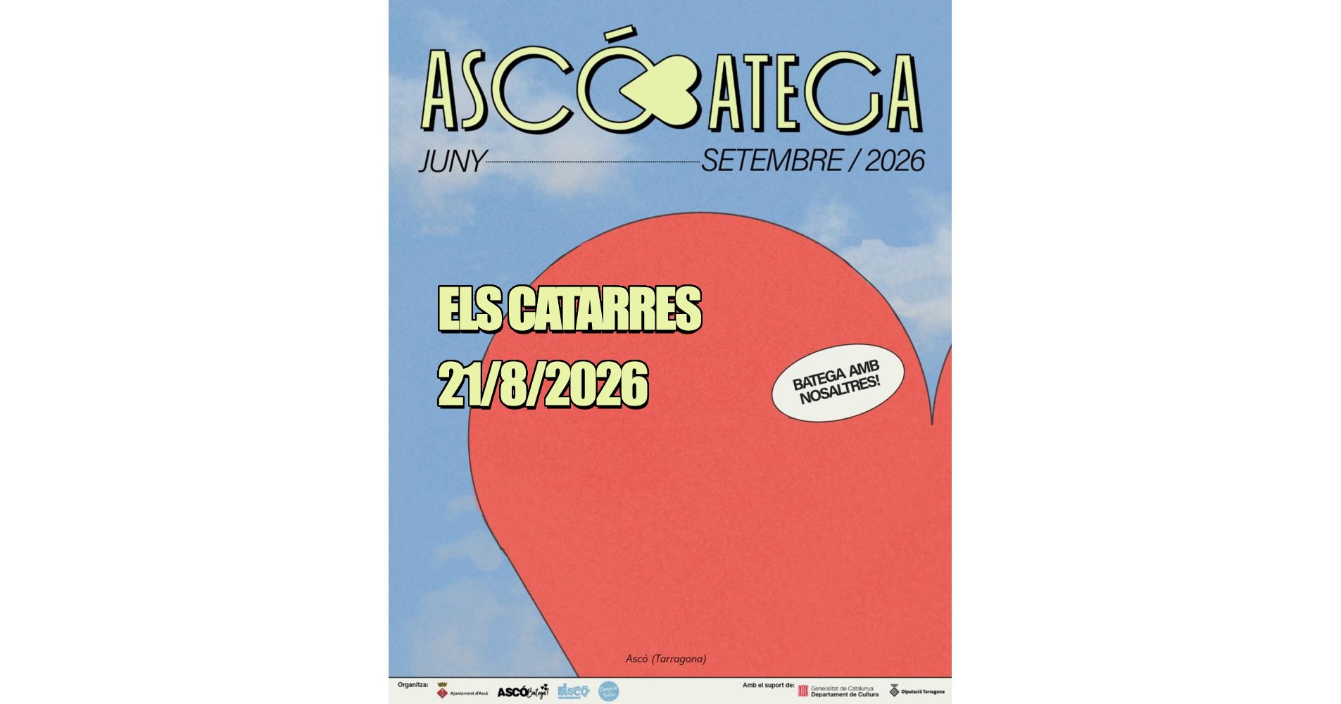 Ascó Batega 2026: Els Catarres Ascó Batega 2026: Els Catarres