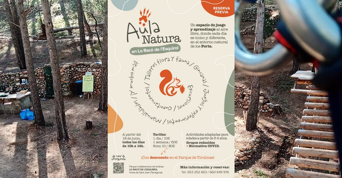 Aula de Natura al Racó de l’Esquirol Aula de Natura al Racó de l’Esquirol