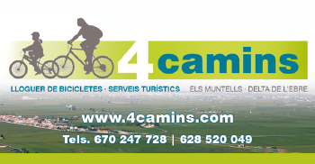 4 Camins: lloguer de bicicletes - serveis turístics 4 Camins: lloguer de bicicletes - serveis turístics