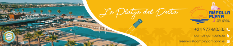 Cmping Ampolla Playa. Relax i diversi al Delta de lEbre