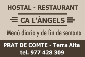 Hostal-Restaurante Ca Lngels. Prat de Comte. Terra Alta
