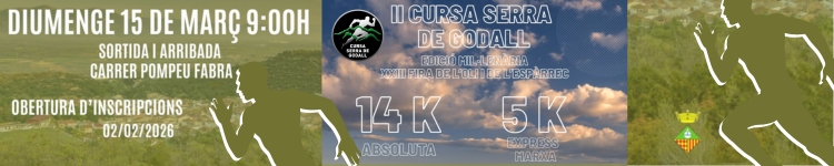 Cursa Serra de Godall 15/3/206